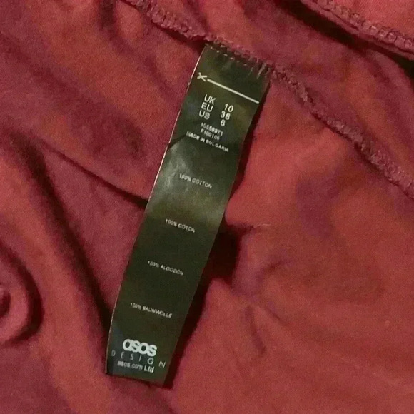 ASOS Design Curve super oversized frill sleeve smock dress. Size small - Picture 7 of 8